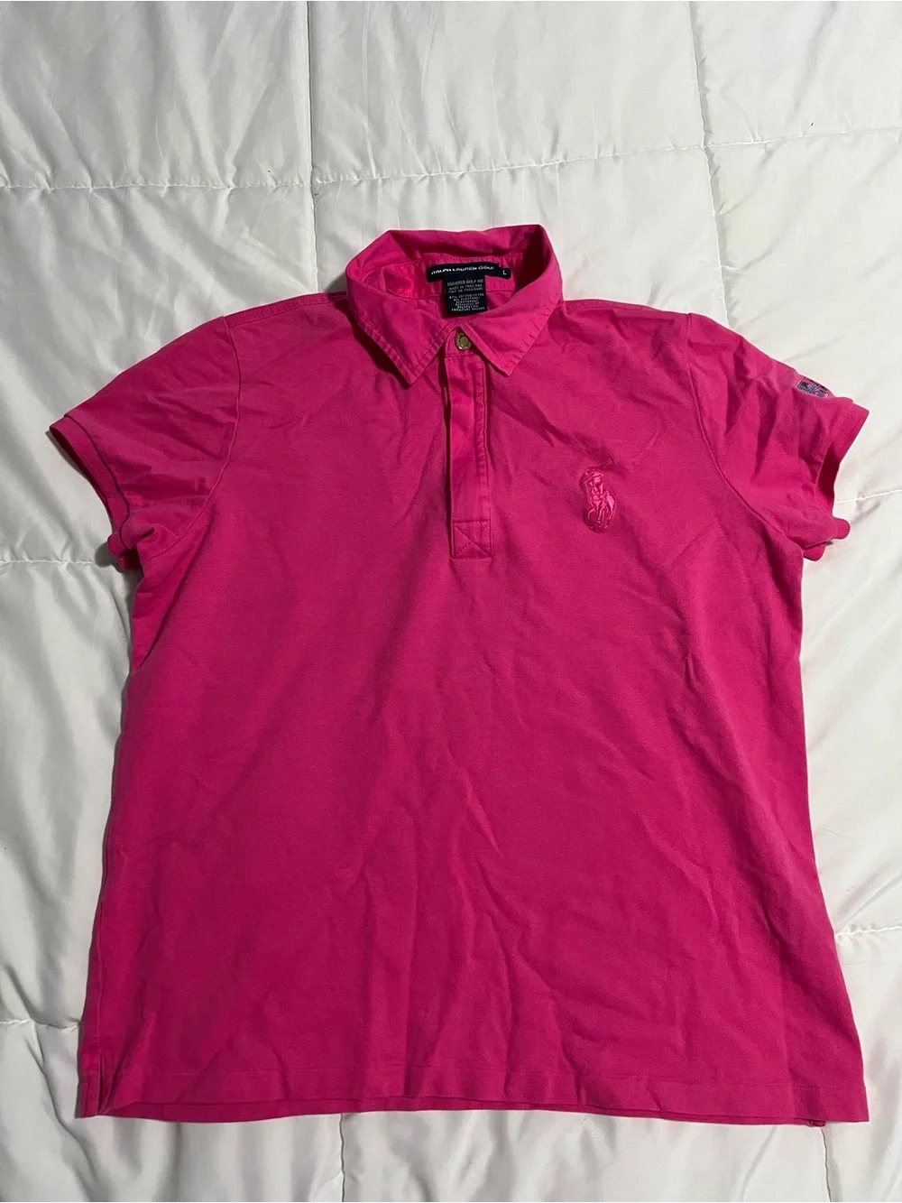 Ralph Lauren Women’s Hot Pink Polo Shirt